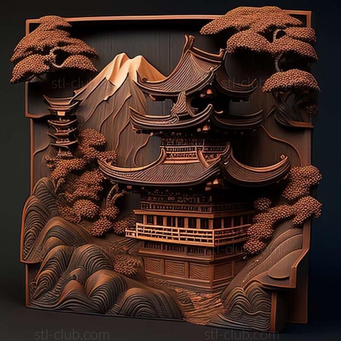 3D model Minamishimabara in Japan (STL)